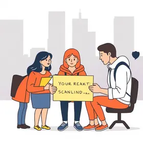 jovem está dizendo não ao CLT