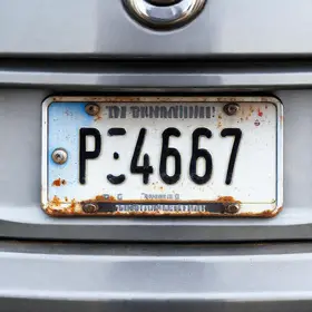 placa do carro